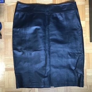 Danier Leather Pencil Skirt